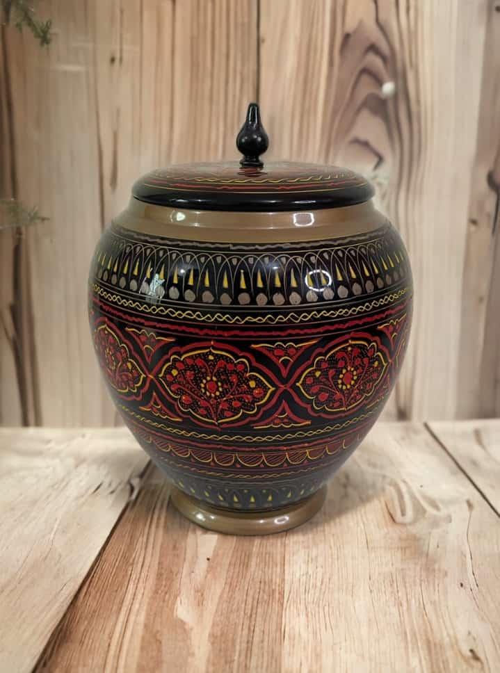 Wooden Candy Jar Set