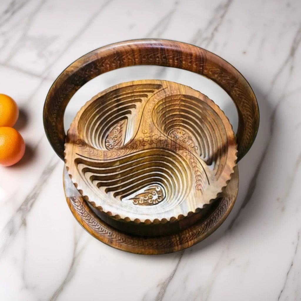 Wooden Dry Fruit Tukri