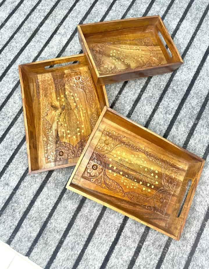 Elegant Tray Set (3 Pcs)