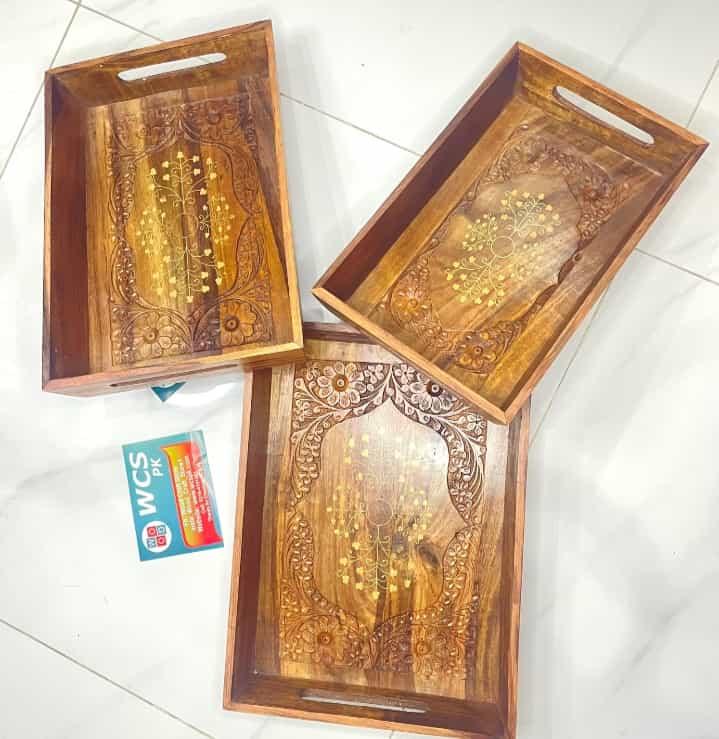 Elegant Tray Set (3 Pcs)